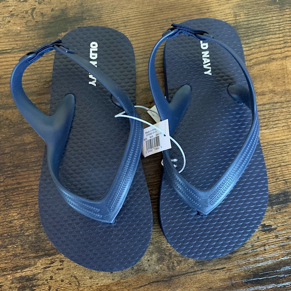 Old Navy Blue Flip Flops